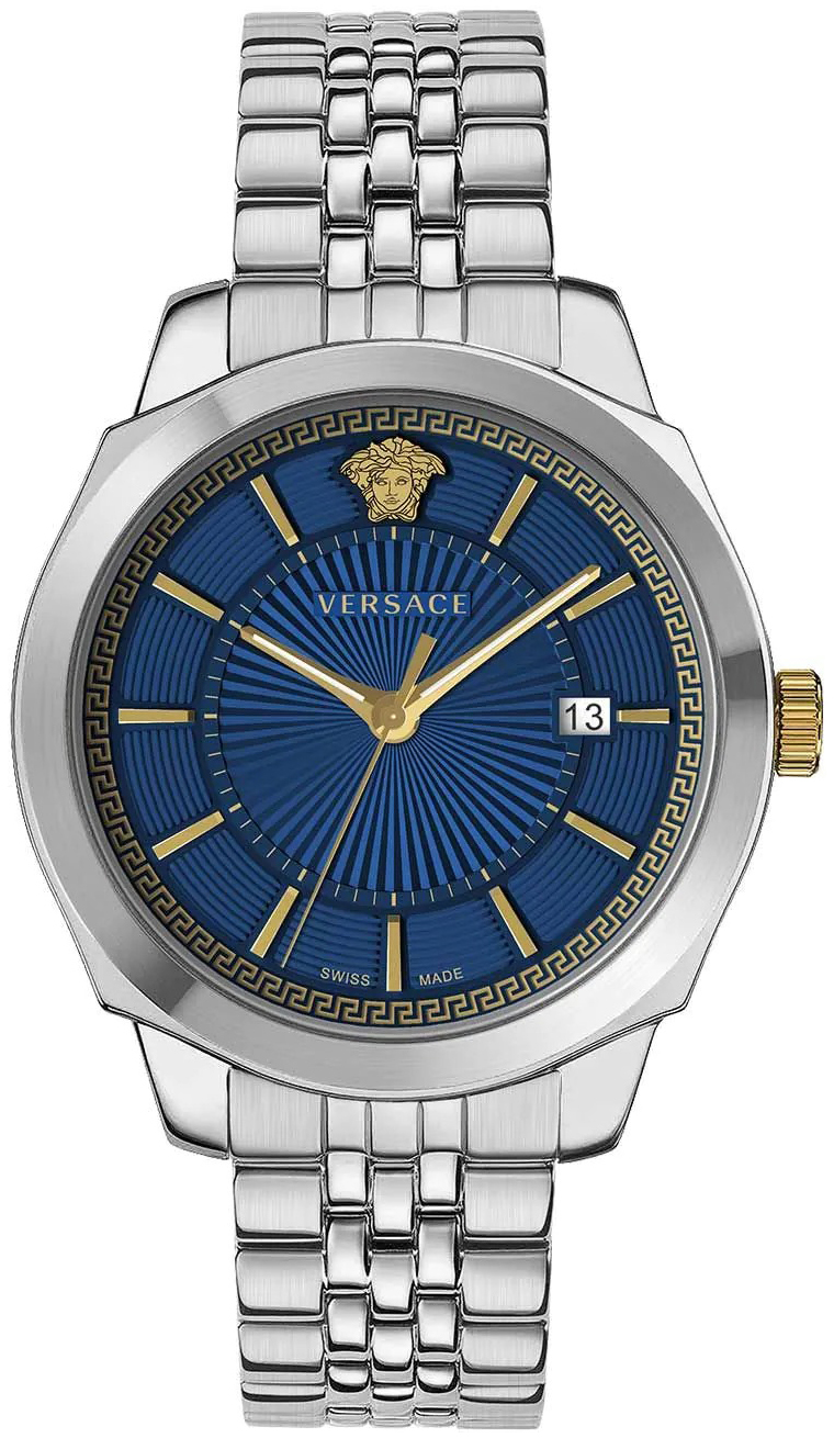 Versace Herreklokke VEV901523 Icon Blå/Stål