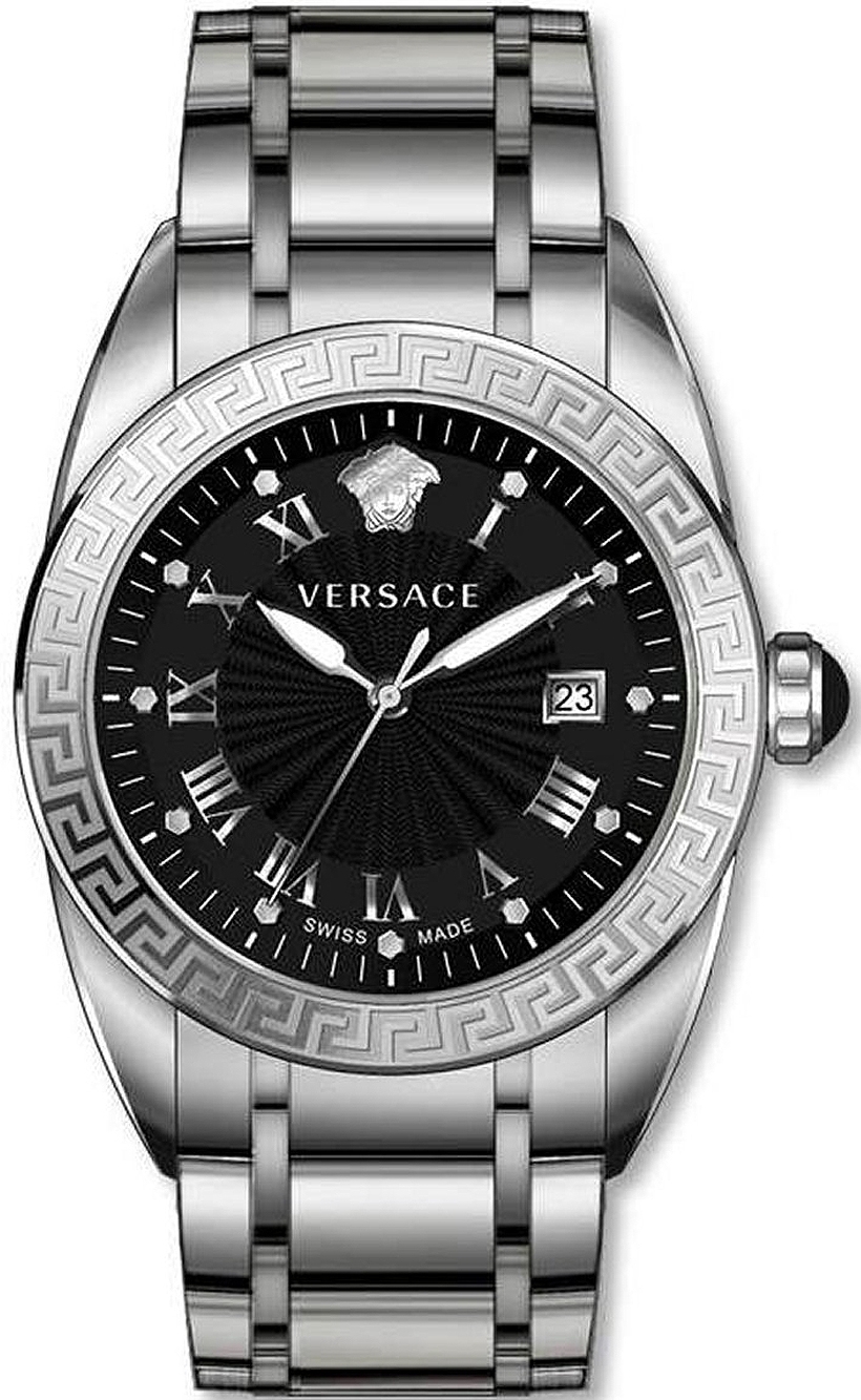 Versace Herreklokke VFE050013 V Sport II Sort/Stål Ø42 mm