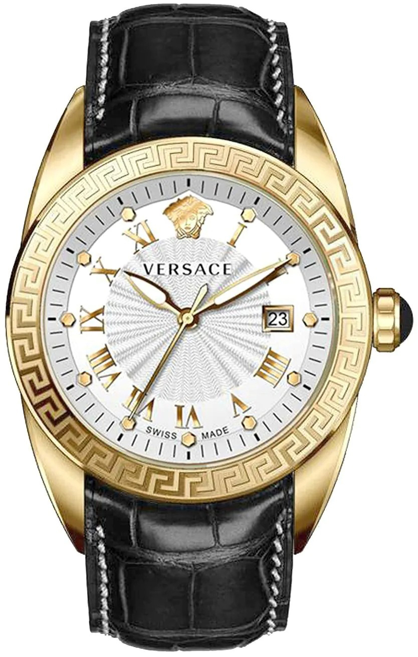 Versace Herreklokke VFE130015 V Spirit Hvit/Lær Ø42 mm