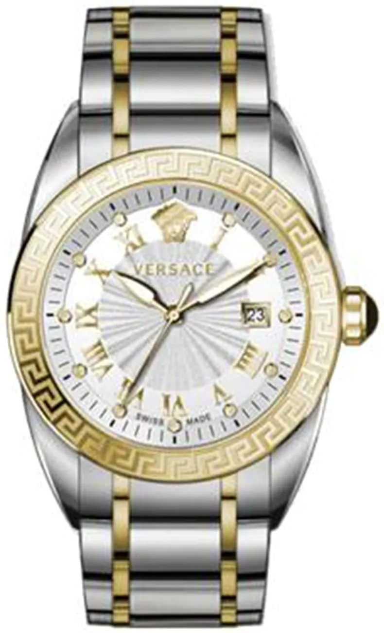 Versace Herreklokke VFE140015 V Spirit Hvit/Gulltonet stål Ø42 mm