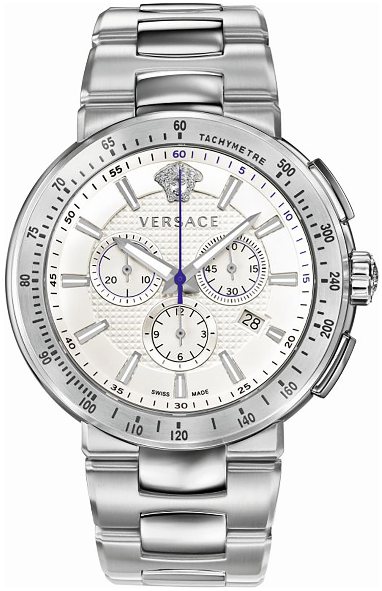 Versace Herreklokke VFG090013 Mystique Sport Hvit/Stål Ø46 mm