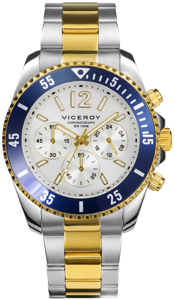 Viceroy Herreklokke 401225-05 Classic Sølvfarget/Stål Ø43 mm