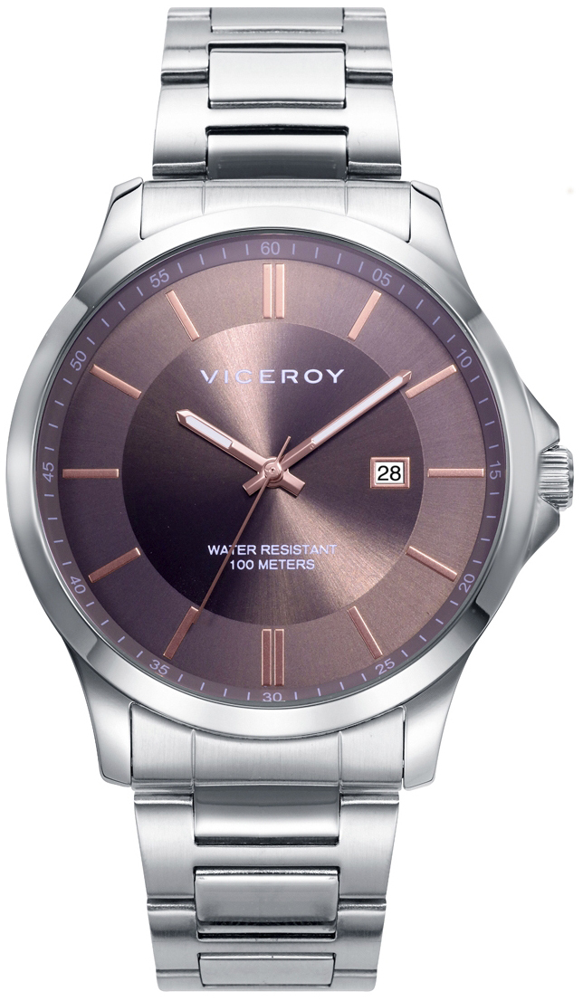 Viceroy Herreklokke 401289-17 Classic Stål Ø43 mm