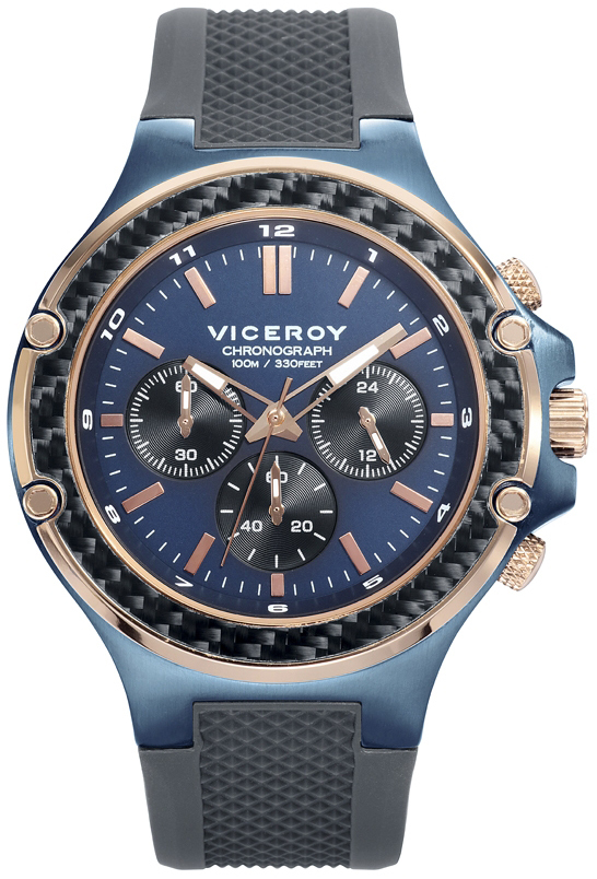 Viceroy Herreklokke 471203-37 Classic Gummi Ø45 mm