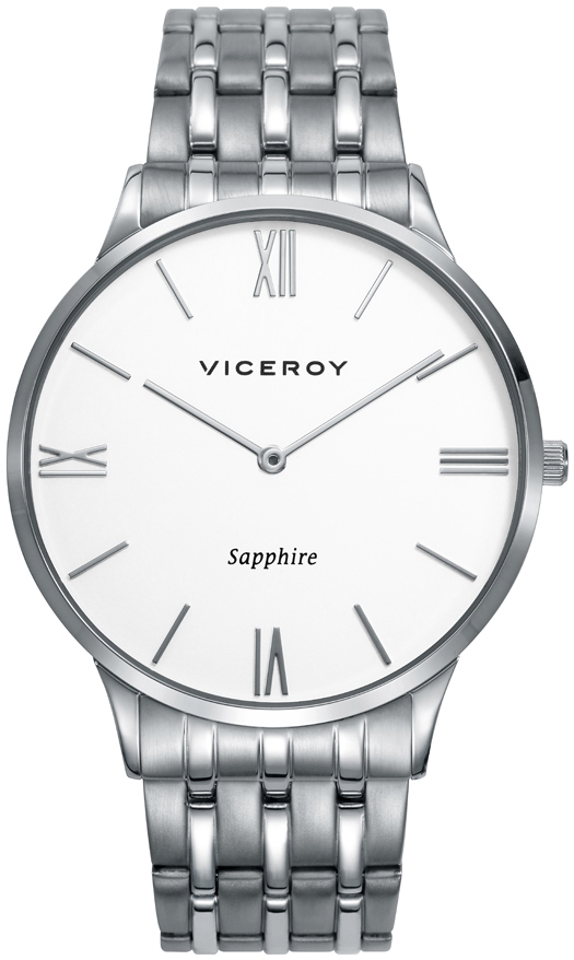 Viceroy Herreklokke 471301-03 Classic Hvit/Stål Ø40 mm
