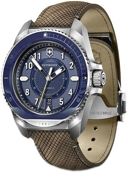 Victorinox Herreklokke 241980.1 Journey 1884 Blå/Lær Ø43 mm