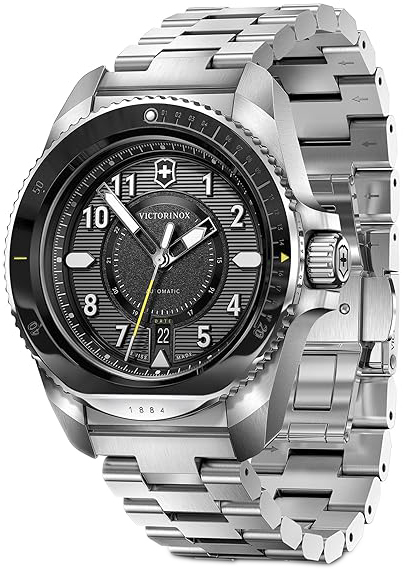 Victorinox Herreklokke 241981 Journey 1884 Sort/Stål Ø43 mm