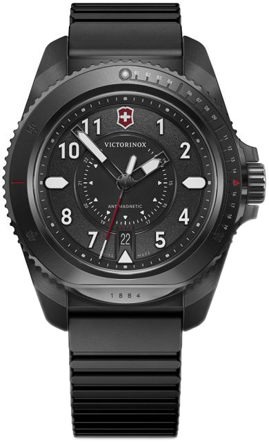 Victorinox Herreklokke 241982 Journey 1884 Sort/Gummi Ø43 mm