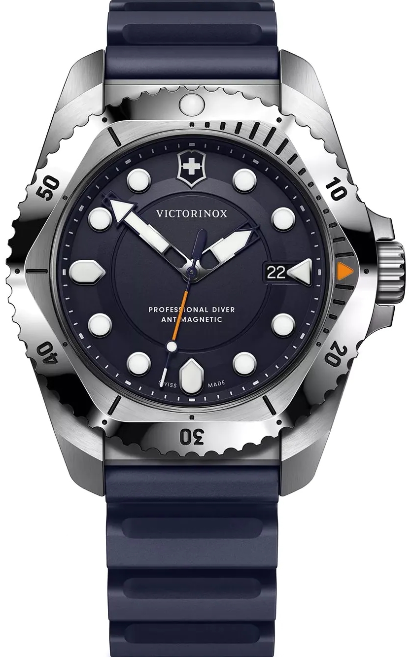 Victorinox Herreklokke 241991 Dive Pro Blå/Gummi Ø43 mm