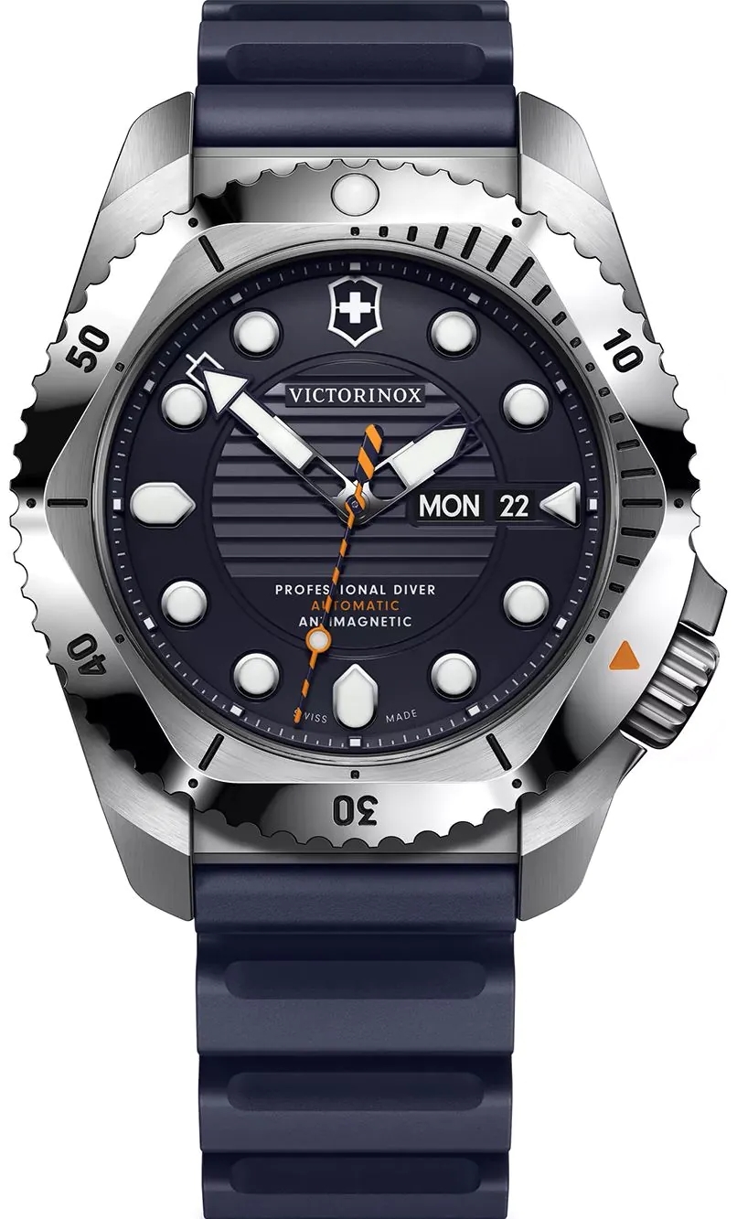 Victorinox Herreklokke 241995 Dive Pro Blå/Gummi Ø43 mm