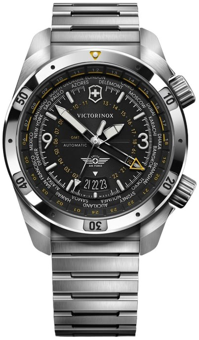 Victorinox Herreklokke 242004 Air Pro Sort/Stål Ø43 mm