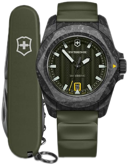 Victorinox Herreklokke 242021.1 I.N.O.X. Sort/Gummi Ø41 mm