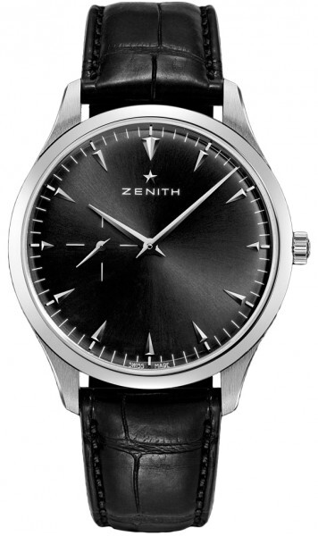 Zenith Heritage Ultra Thin Herreklokke 03.2010.681-21.C493 Sort/Lær